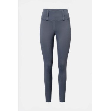 Legging Hybrid Horze Anya femme fullgrip Gris