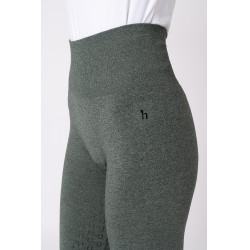 Legging Scrunch Horze Nessa full grip sans coutures Vert laurel wreath