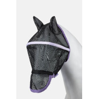Vliegwerend masker Horze met bogen Zwart