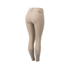 Rijbroek met full grip zitvlak Horze Grand Prix Pro dames Eenvoudige taupe Beige Rijbroek met full grip zitvlak Horze Grand Prix Pro dames Eenvoudige taupe Beige
