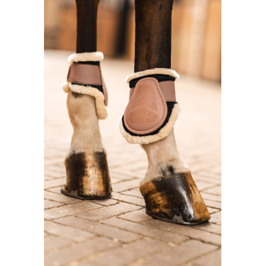 Protège-boulets Caliber Horze mouton Marron biscuit