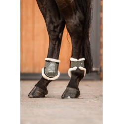 Protège-boulets Caliber Horze mouton Vert kaki beetle