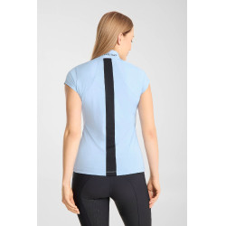 Trainings-T-shirt B Vertigo Joelle korte mouwen dames Ceruleaansblauw
