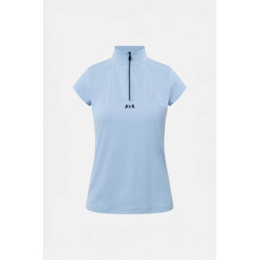 T-shirt d'entraînement B Vertigo Joelle manches courtes femme Bleu céruléen T-shirt d'entraînement B Vertigo Joelle manches courtes femme Bleu céruléen