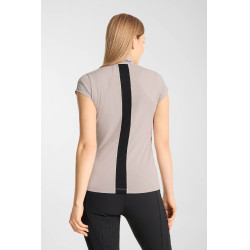 Trainings-T-shirt B Vertigo Joelle korte mouwen dames Onnaspeurbaar Beige