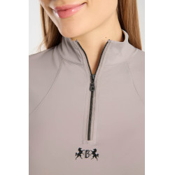 Trainings-T-shirt B Vertigo Joelle korte mouwen dames Onnaspeurbaar Beige