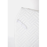 Dressuurdekje Horze Aachen Wit / turquoiseblauw