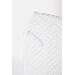 Dressuurdekje Horze Aachen Wit / turquoiseblauw