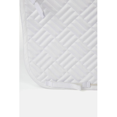 Dressuurdekje Horze Aachen Wit / turquoiseblauw