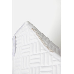 Dressuurdekje Horze Aachen Wit / turquoiseblauw