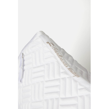 Tapis de dressage Horze Aachen Blanc / bleu turquoise