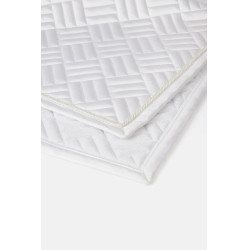 Dressuurdekje Horze Aachen Wit / turquoiseblauw