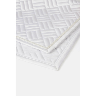 Dressuurdekje Horze Aachen Wit / turquoiseblauw