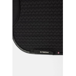 B Vertigo Velvet fluwelen zadeldek Zwarte schoonheid