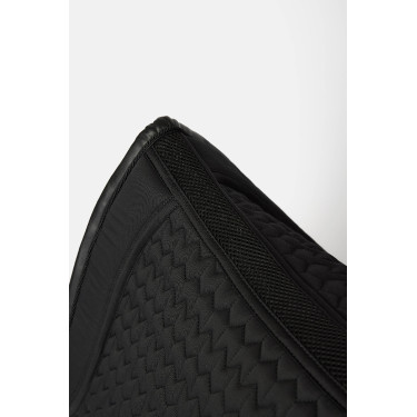 B Vertigo Velvet fluwelen zadeldek Zwarte schoonheid