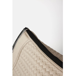 B Vertigo Velvet fluwelen zadeldek Onnaspeurbaar Beige