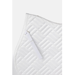 Horze Aachen veelzijdig zadeldek Wit / turquoiseblauw