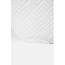 Horze Aachen veelzijdig zadeldek Wit / turquoiseblauw