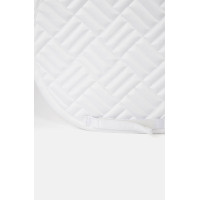 Tapis de selle mixte Horze Aachen Blanc / bleu turquoise