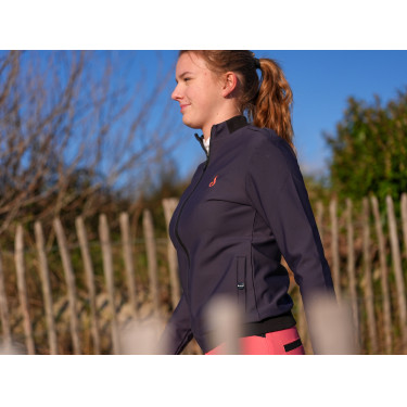 Technische sweater Le Sabotier Lucette dames Inkt Zwart