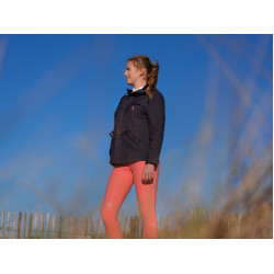 Waterafstotende technische parka Le Sabotier Huguette dames Inkt Zwart