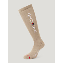 Tommy Hilfiger Equestrian Riga sokken Beige