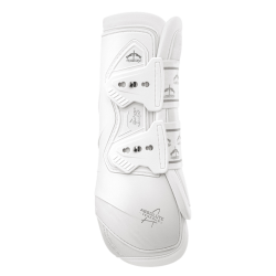 Guêtres de dressage Veredus Absolute Elastic postérieurs Blanc