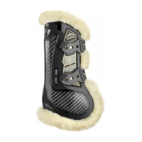 Veredus Carbon Gel Absolute schapenvacht peesbeschermers Zwart