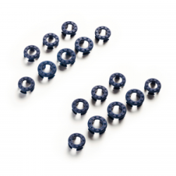 Inserts grip caoutchouc Veredus étriers Steel1 Vita Bleu marine