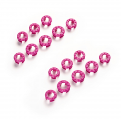 Inserts grip caoutchouc Veredus étriers Steel1 Vita Rose