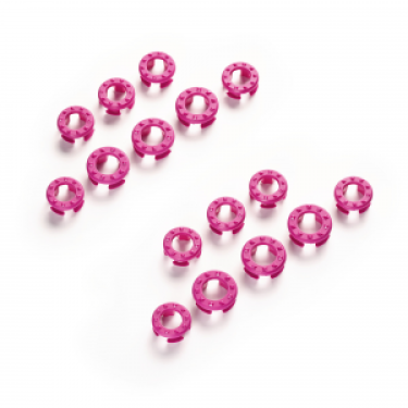 Inserts grip caoutchouc Veredus étriers Steel1 Vita Rose