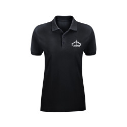 Polo Veredus femme manches courtes Noir