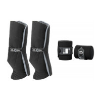 Veredus anatomische voorste onderbandages en rustbandages Zwart / zwart