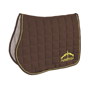 Tapis de selle Veredus Grand Slam Marron / gold Tapis de selle Veredus Grand Slam Marron / gold
