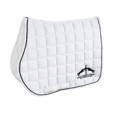Tapis de selle Veredus Microfiber Jumping Blanc