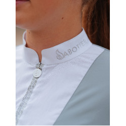 Dames poloshirt met lange mouwen Le Sabotier Ysance Grijs
