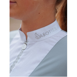Dames poloshirt met lange mouwen Le Sabotier Ysance Grijs