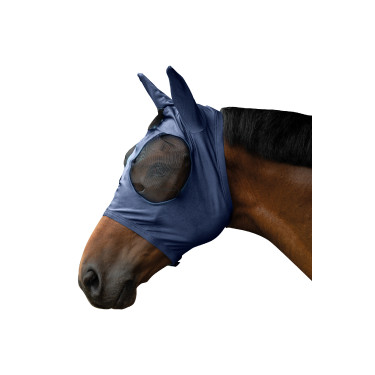 Vliegenmasker Elastic HKM Donkerblauw