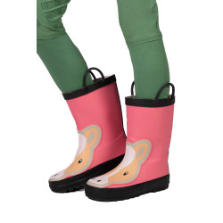 Bottes en caoutchouc HKM Maui enfant Rose