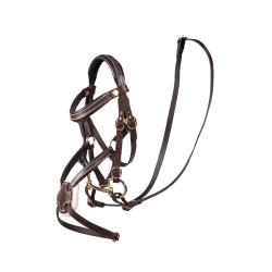 Bridon mexicain HKM Hobby Horse Marron