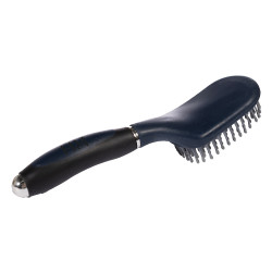 Brosse crinière et queue HKM Soft Bleu foncé / noir