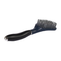 HKM Soft manen- en staartborstel Donkerblauw / zwart