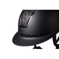 HKM Lady Shield Elegant rijhelm Zwart / zilverkleurig