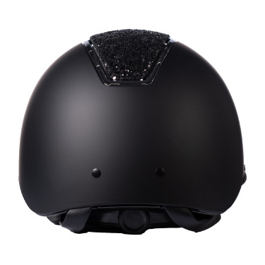 HKM Lady Shield Elegant rijhelm Zwart / zilverkleurig