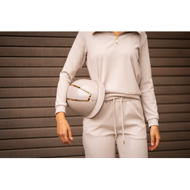 Casque Lauria Garrelli Limone Gris / beige