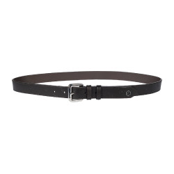 Ceinture en cuir Lauria Garrelli Arezzo Marron foncé