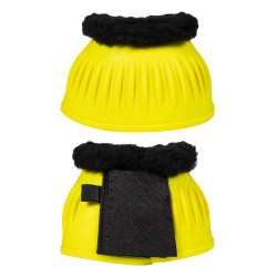 Cloches en caoutchouc HKM Atlanta Neon avec fourrure