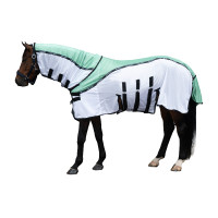 Couverture anti-mouches HKM Light Vert / blanc