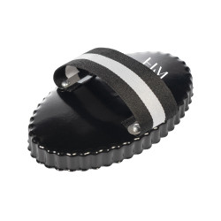 HKM Bob metalen rosborstel Zwart