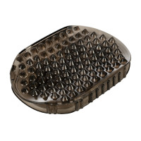 HKM Flip-massagehandschoen Bordeaux / grijs